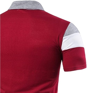 Polo de alta calidad 100% poliéster/algodón para hombre, transpirable, cómodo, estampado personalizado, logotipo, precio de fábrica corto, OEM disponible - Product Image 4