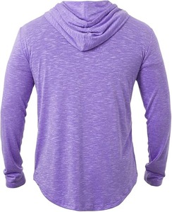 Vêtements de sport Pull sans manches personnalisé de haute qualité Slim Fit Athletic Fitness Training Muscles Hoodie pour homme - Product Image 3