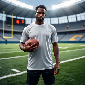 Maillot de baseball surdimensionné en maille T-shirt pour homme Maillot de football en maille d'entraînement pour homme - Product Image 3