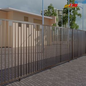 Custom Wrought Iron Fence Panels for <b>Gardens</b>, Villas, and Courtyards with Durable Finish and Elegant Decorative Design for Homes - Product Image 3
