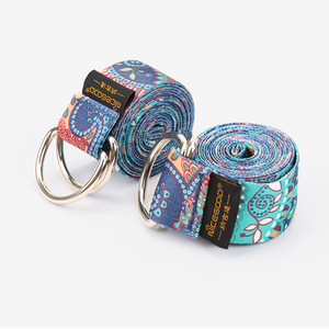 Équipement d'exercice Nouveau Multi Couleurs Ceinture Réglable Sport Yoga Stretch Strap D Anneau Ceinture Gym Ceinture - Product Image 3