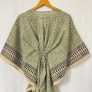 Jaipuri ชุดเดรสยาวผ้าฝ้ายพิมพ์ลายสำหรับเพื่อนเจ้าสาว, ชุดเดรสยาวคลุมชายหาด - Product Image 1