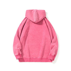 Top moda 100% algodón de gran tamaño lavado ácido Anti-retráctil Anti-Pilling impermeable personalizado Unisex sudaderas con capucha de invierno de alta calidad - Product Image 2