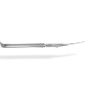 Ciseaux à cuticules de luxe de style russe, lame incurvée professionnelle, acier inoxydable, manche en céramique, outil professionnel - Product Image 2