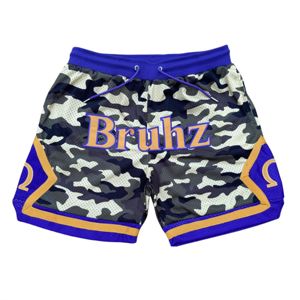 <b>Camo</b> Heavy Mesh Basketball <b>Shorts</b> | Sublimated Design, Embroidered Logo, Side Pockets & Inner Lining | Men's Athletic Sportswear - Product Image 1