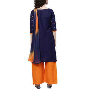 Vestidos indios paquistaníes de algodón de alta calidad 2023 nuevos diseños mujeres Shalwar Kameez colores personalizados lavables - Product Image 2