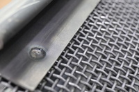 Grille vibrante en treillis métallique tissé en acier à haute teneur en manganèse pour l'exploitation minière, le filtrage de sable et de gravier, et la manutention du charbon