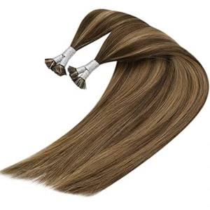 Extensions de cheveux à pointe plate en surbrillance de qualité supérieure perruque droite naturelle extension de cheveux humains indiens vierges non transformés en gros - Product Image 1