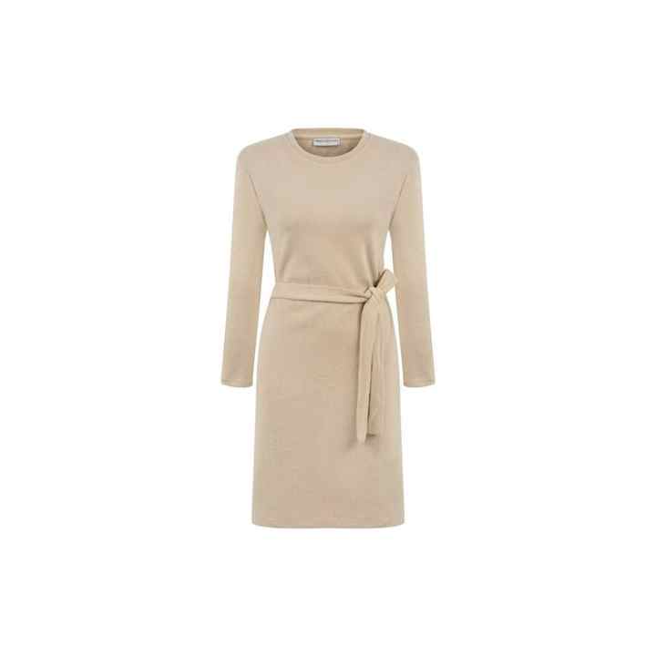 Knitwear Belted Waist Dress