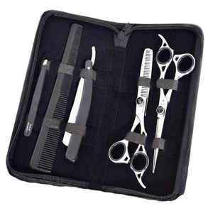 Professional <b>Barber</b> Scissors Kit High Durable Stainless Steel Professional Salon Tool Hair Cutting <b>Set</b> - Product Image 1