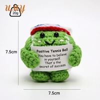 Porte-clés en crochet amigurumi en tissu de coton durable, écologique, doux, mignon et amusant, jouet en peluche Jésus, produits chrétiens pour le soulagement du stress