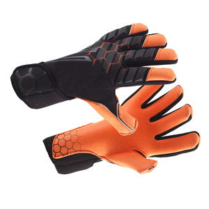 Gants de gardien de but professionnel protéger Latex tricot Football gardien de but gants en cuir Protection des doigts Durable - Product Image 4