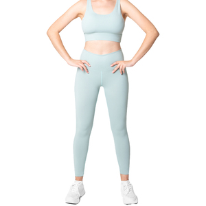 Vêtements de sport pour femmes Ensemble de yoga personnalisé de haute qualité Tenue de yoga en gros Ensemble de yoga 2 pièces pour femmes Combinaison sans couture - Product Image 1