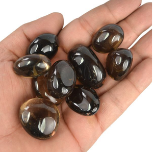 Piedra Natural de cuarzo ahumado, piedra de cristal de la mejor calidad, ágata, pedido a granel - Product Image 2