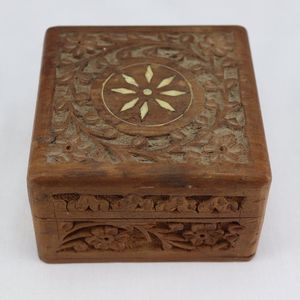 Pafu Ramadan Mubarak Home Decor Cadeau islamique Décoration de l'Aïd Signe de l'Aïd Caisse en bois Coffrets cadeaux - Product Image 3