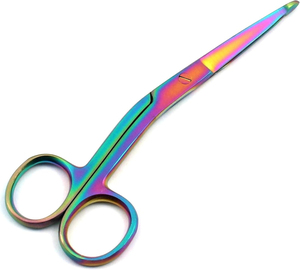 Professionnel en acier inoxydable coloré précision arc-en-ciel Knowles ciseaux de pansement ciseaux d'infirmière médicale - Product Image 1