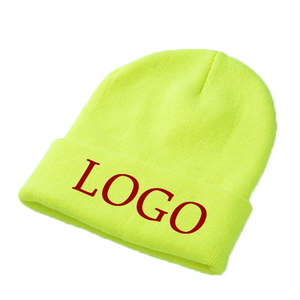 Fabricante de Gorros, Gorro de Punto Acrílico Unisex con Logotipo Personalizado Bordado, Gorro de Invierno Cálido - Product Image 1