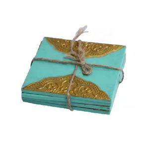 Vaisselle Royal Standard en résine et en bois, sous-verres à thé décoratifs pour la maison, tapis, assiettes et plats de service à thé, dernière conception - Product Image 4