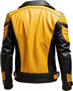 Blousons en cuir sur mesure pour hommes 2025 – Qualité supérieure, col roulé, style urbain, toile imperméable, personnalisables - Product Image 4