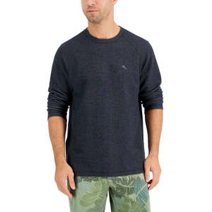 Sweat à capuche noir Bayview pour homme Tommy Bahama, taille M, 100 % coton respirant, avec logo imprimé léopard 3D - Product Image 1