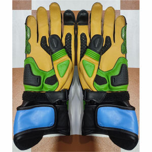 Gants de moto en cuir personnalisés pour hommes, été, hiver, motocross, course, écran tactile, moto, vélo - Product Image 3