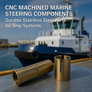 ชิ้นส่วนบังคับเลี้ยวทางทะเล CNC กลึงด้วยลวด EDM และเจาะชิ้นส่วนสแตนเลสทนทานสำหรับระบบเรือ - Product Image 3