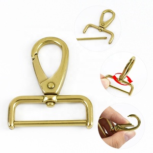 Deepeel XP165 Vente en gros de mousqueton détachable en laiton mousqueton en cuir fermoir en métal mousqueton pivotant pour sac spécial pièces accessoires - Product Image 4