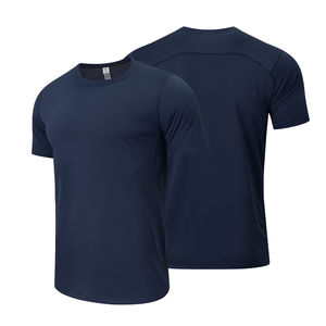 เสื้อยืดผ้าโพลีเอสเตอร์สำหรับผู้ชายเสื้อยืดกีฬาสำหรับผู้ชายดีไซน์ใหม่2025ใส่สบาย - Product Image 4