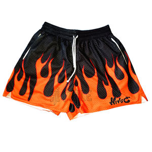 Personalizado verano Unisex Fitness poliéster hombres llano baloncesto 3D impreso malla pantalones cortos bolsillos Unisex nadar pantalones cortos único estampado - Product Image 1