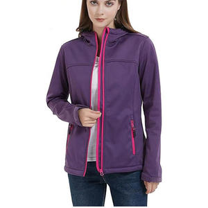 Hot Sale <b>Women</b> <b>Windbreaker</b> Waterproof Softshell Jackets Durable Polyester Softshell Jacket <b>for</b> Outdoor & Casual Wear - Product Image 3