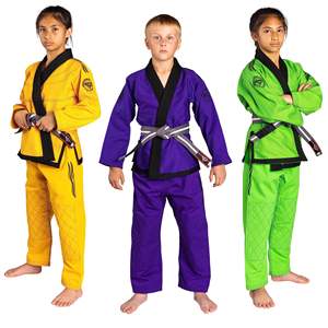 Personalizado BJJ traje brasileño Jiu Jitsu Kimono ligero perla tejido tela OEM bordado artes marciales uniforme - Product Image 3