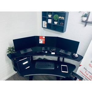 โต๊ะทำงาน SMARTDESK Studio Pro ดีไซน์ร่วมสมัย สีดำและสีขาว โครงโลหะ ประกอบง่าย - Product Image 5