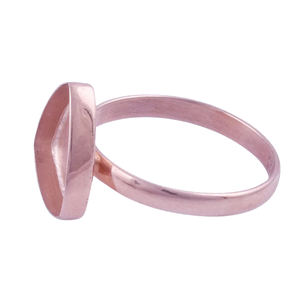 925 pur argent Sterling 7-30 MM trillion forme pince tasse solide bande anneaux US-7 gros Fine lunette bricolage métal coulée bijoux - Product Image 4