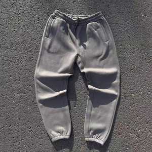 Pantalones Deportivos Personalizados de Lona con Rayas, Logotipo Bordado, 100% Algodón, Estilo Baggy, para Hombre - Product Image 2