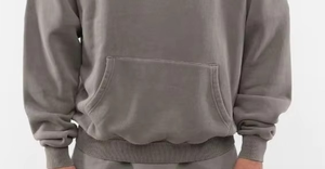 Sudaderas con capucha de gran tamaño de moda, tejido de poliéster y algodón transpirable, jersey liso con logotipo personalizado, sudaderas con capucha para hombres, OEM Unisex - Product Image 3