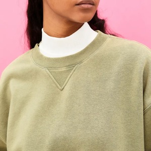 Sudadera de Cuello Redondo Acordonada para Mujer, Más Vendida de Fábrica, con Logotipo Personalizado, Sudadera Extra Grande Disponible en Todos los Colores - Product Image 2