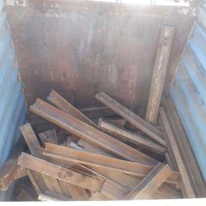 Rails de chemin de fer d'occasion R50 R60 R65, utilisés pour la construction et l'usage industriel, matériau en acier, type de ferraille HMS, HMS1 - Product Image 1