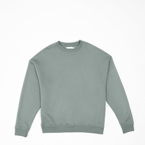 เสื้อสเวตเชิ้ตแขนยาวถักลายโลโก้แบบกำหนดเองสำหรับผู้หญิง สไตล์ลำลอง คอกลม ไหล่ตก สำหรับฤดูใบไม้ร่วงและฤดูหนาว มีจำหน่ายแล้ว - Product Image 4