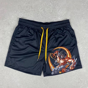 OEM Service 100% Haute Qualité GYM Wear Sérigraphie Maille Hommes Court Noir Couleur Poches Personnalisées Avec Stringer Shorts Pour Hommes - Product Image 3