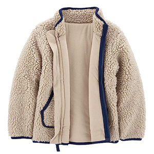 wholesale Hot Style Custom Oversized Casual <b>Sherpa</b> <b>Jacket</b> for <b>men</b> and Women Korean Fashion <b>Sherpa</b> <b>Jacket</b> - Product Image 5