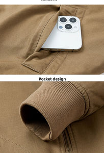 Camisa de Trabajo de Manga Larga con Bolsillo para Hombre, de Algodón, Calidad Premium OEM, Apta para Primavera y Otoño, Ocio al Aire Libre, Talla Grande - Product Image 5