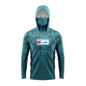 Camisas de pesca de lujo para hombres Protección UV Rendimiento de secado rápido Logotipo personalizado Manga corta Ropa de bambú en blanco de alta calidad UPF 50 - Product Image 3