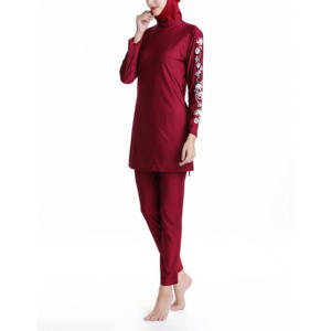 OEM Service Fashionable High Quality Full Covered Muslim Women <b>Swimwear</b> <b>Islamic</b> <b>Swimwear</b> Female /Custom <b>Swimwear</b> for Girls - Product Image 3