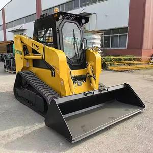 Minicargadora de orugas con motor EPA equipado de 1000kg-1200kg, MINICARGADORA frontal con componentes de rodamiento para trabajos de carga de retroexcavadora - Product Image 3