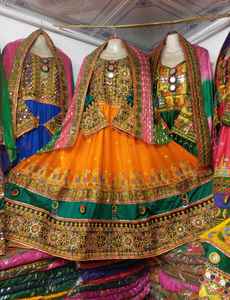 Vestido Afgano Kuchi para Mujer, Traje Salwar Kameez, Estilo Indio Pakistaní, Diseñado para Eid, Bodas y Fiestas, Hecho en Afganistán - Product Image 6