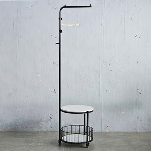Perchero de Hierro Moderno y Minimalista para Sala de Estar con Superficie de Piedra KPT68034 - Product Image 5