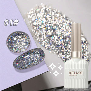 Alta calidad acrílico diamante Aurora polvo brillo esmalte de uñas UV geles para salón mujeres belleza pintura <span class=keywords><strong>Venalisa</strong></span> Gel de uñas - Product Image 1