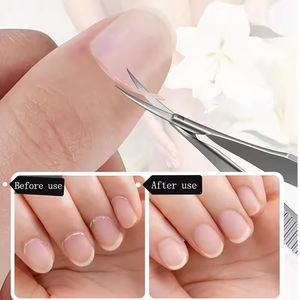 Ciseaux à ressort tranchants en acier inoxydable pour une utilisation professionnelle en manucure et pédicure - Product Image 6