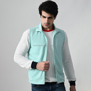 Nardon Apparel Fabricants de vêtements Vestes d'hiver en sherpa personnalisé en polaire avec fermeture éclair à col montant pour hommes - Product Image 1