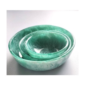 Cuenco de resina de primera calidad hecho a mano, pulido, aspecto brillante, estilo moderno, adecuado para regalos, Decoración de mesa o uso en la cocina - Product Image 5